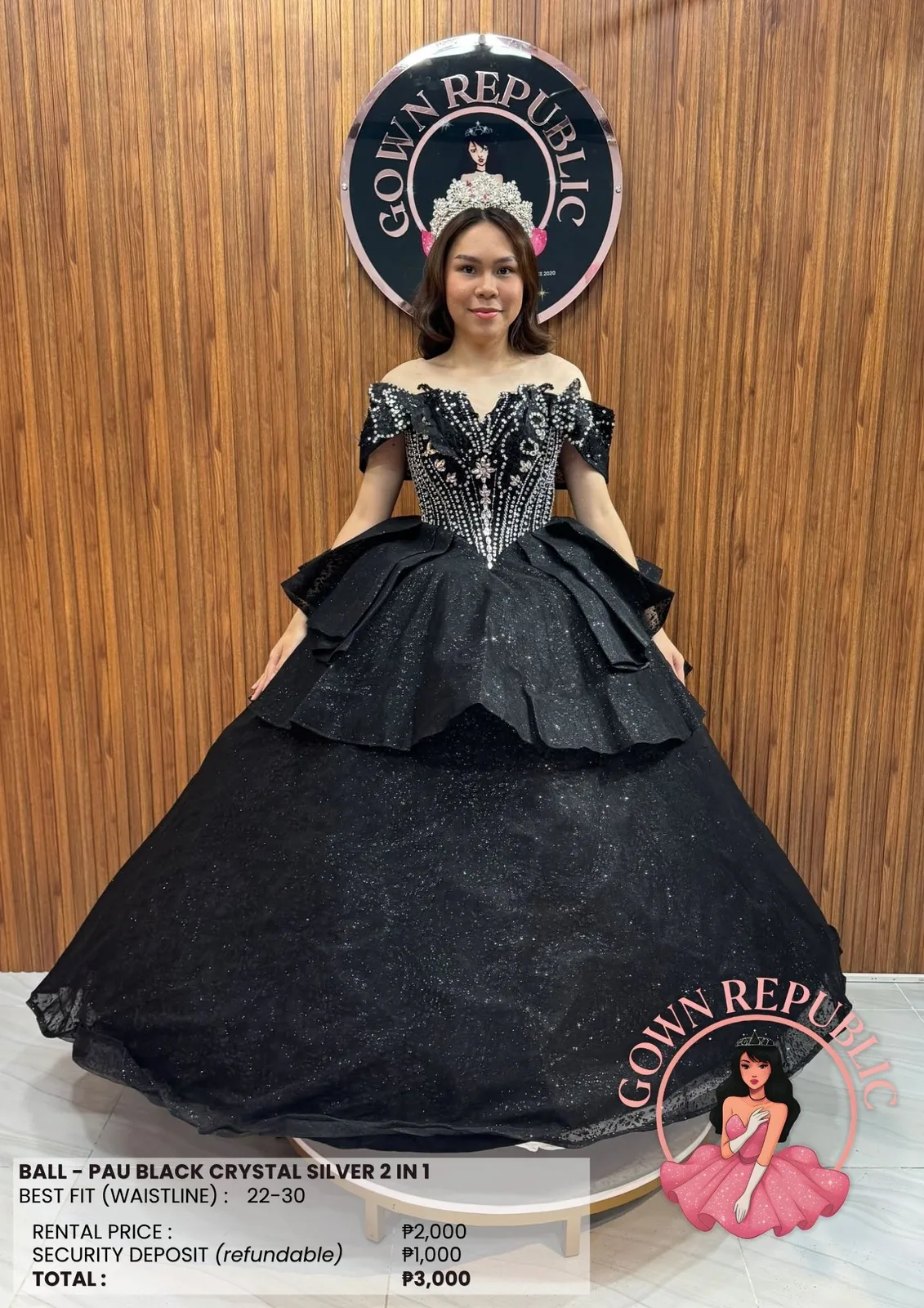 Ball Gowns: Black 106